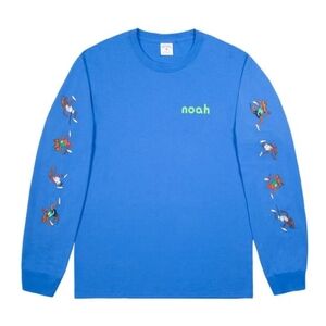 Noah long sleeve shirt. Blue. rat race fall 2017